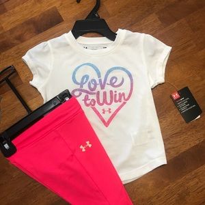 Girls Underarmour set